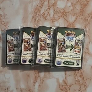Pokemon Live Code Cards Lot Of 200